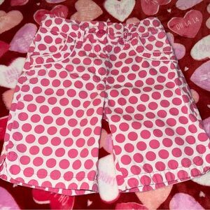 Gymboree Girls Size 6 Pink Polka Dot Shorts